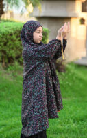 Entire Spiral Black Namaz Chaddar