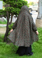 Fantastic Spiral Black Namaz Chaddar