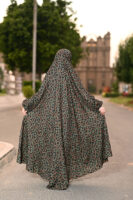 Fantastic Spiral Black Namaz Chaddar