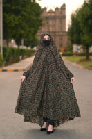 Fantastic Spiral Black Namaz Chaddar