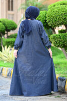 Morning Dew Abaya - Celestial Navy