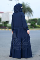 Nuraan Noir Abaya - Oxford Blue