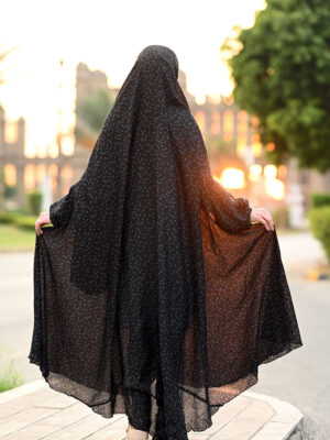 Rhombus Gray Namaz Chaddar – Back