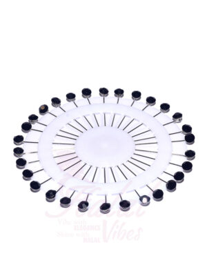 Crystal Pin Wheel – Black 1