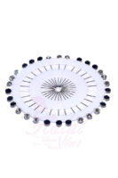 Premium Stone Pin Wheel - Black White