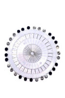 Premium Stone Pin Wheel - Black White