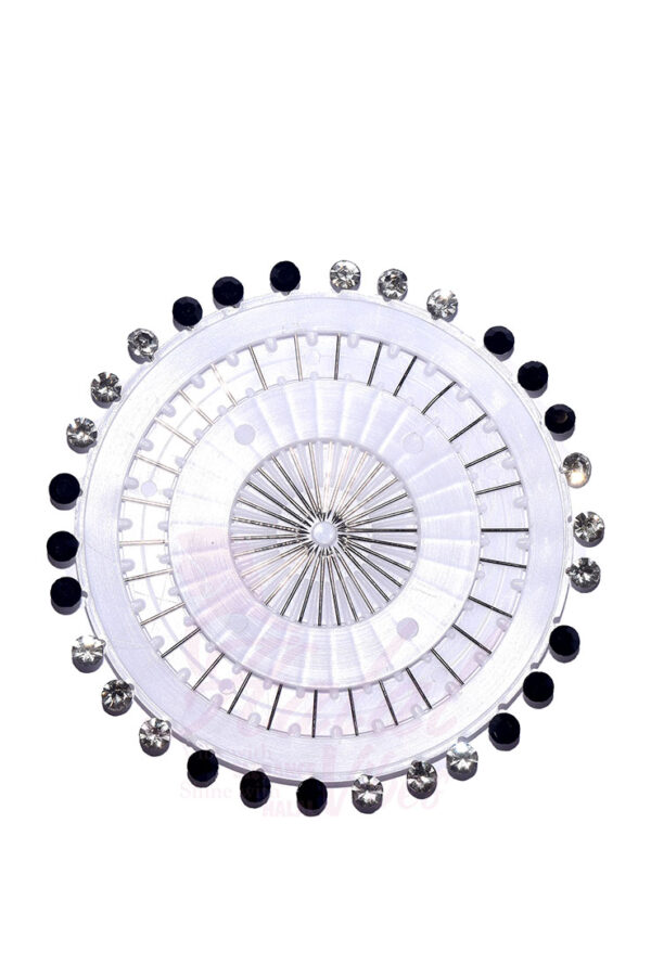 Premium Stone Pin Wheel - Black White