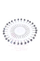 Premium Stone Pin Wheel - White