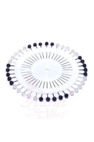 Basic Straight Pin Wheel - Black White