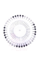 Basic Straight Pin Wheel - Black White
