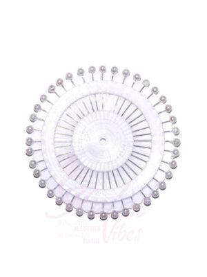 Basic Straight Pin Wheel - White